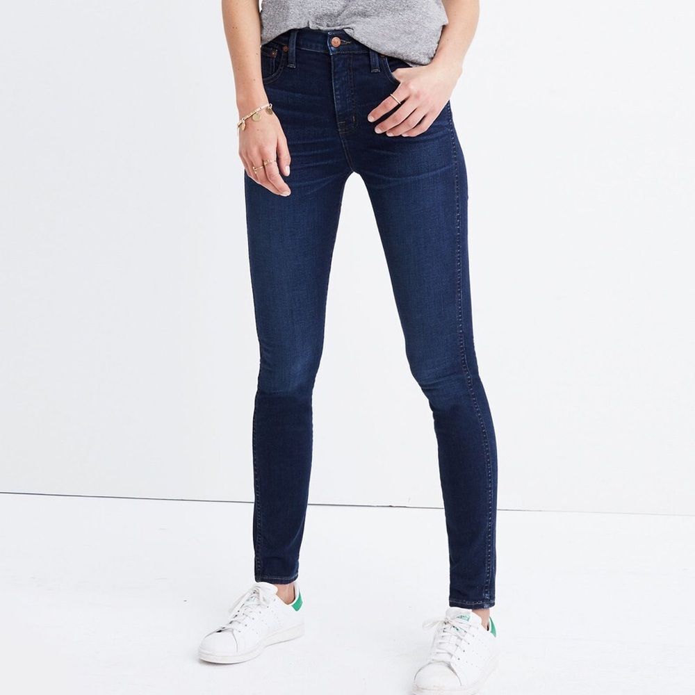 Madewell 10" High-Rise Skinny Jeans in Hayes Wash NWT Size 24